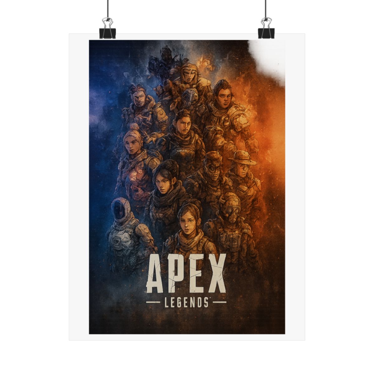 Apex Legends Battle Poster | Dynamic Wall Art Print - alternate angle 5, merchandise