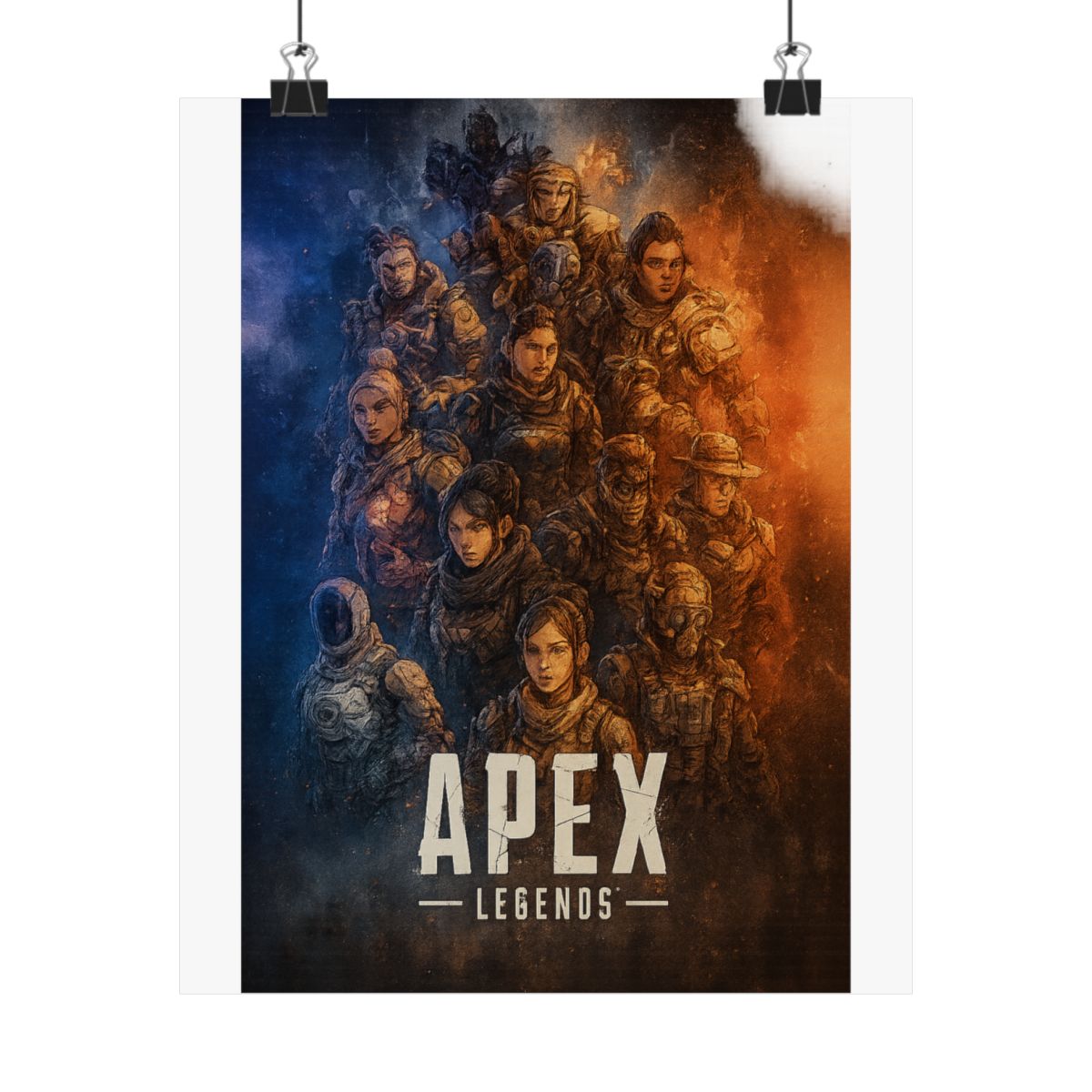 Apex Legends Battle Poster | Dynamic Wall Art Print - alternate angle 4, merchandise