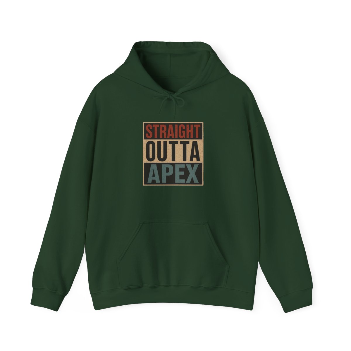 Retro Straight Outta Apex Legends Pullover Hoodie