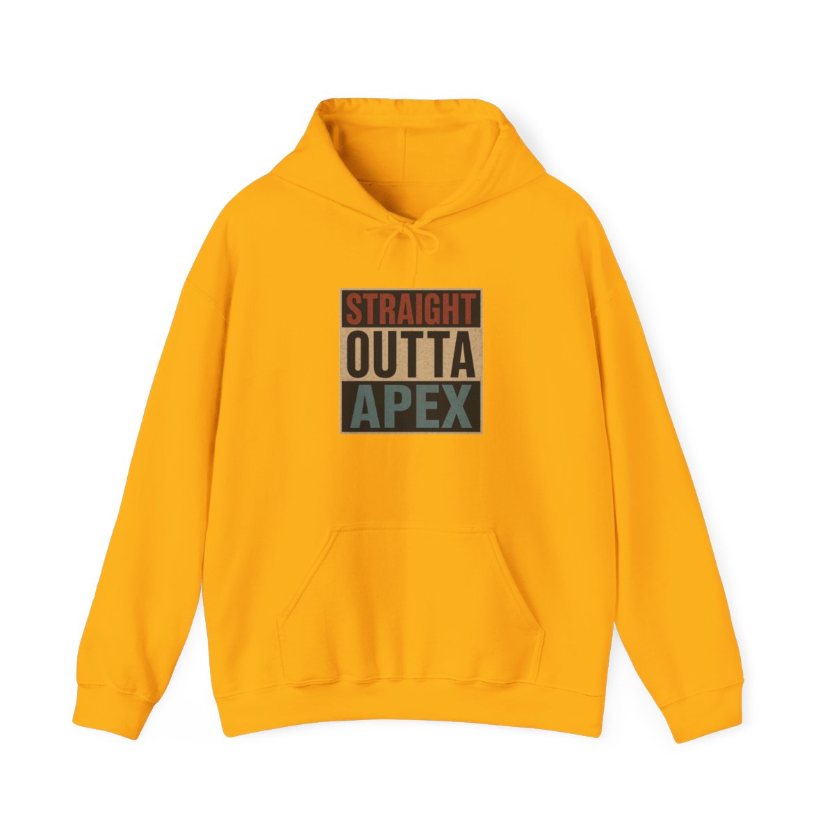 Retro Straight Outta Apex Legends Pullover Hoodie - alternate angle 2, merchandise