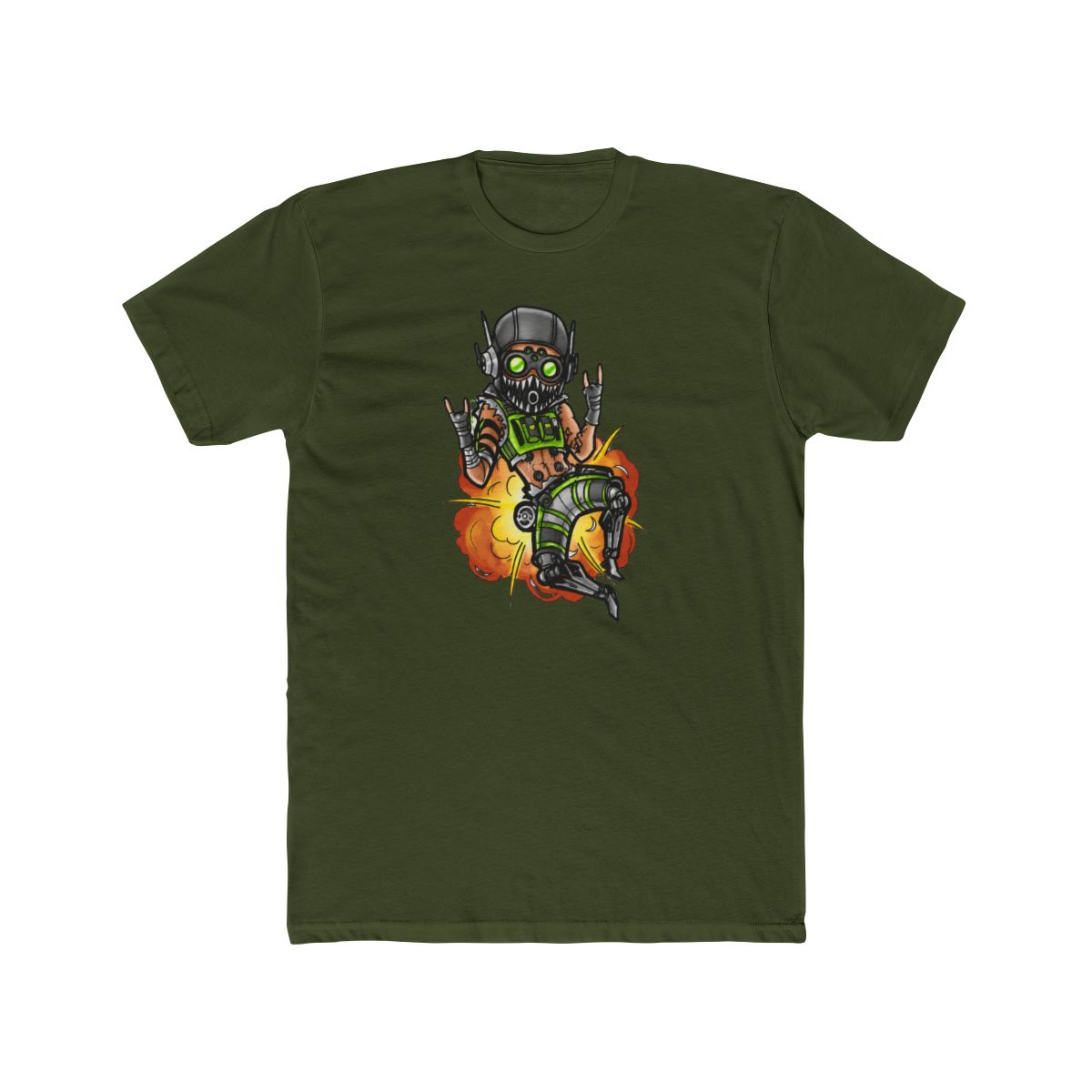 Octane Apex Legends Neon Portrait T Shirt - Apex Fan Gamer Gift