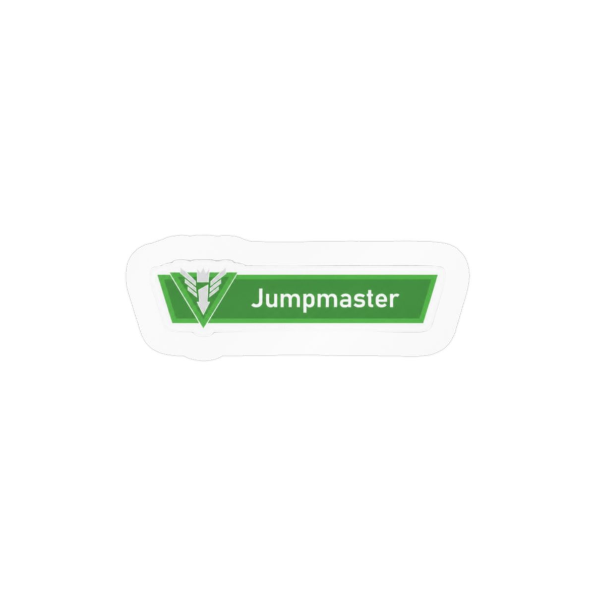 Jumpmaster Adventure Bold Sticker | Skydiving Vinyl Decal