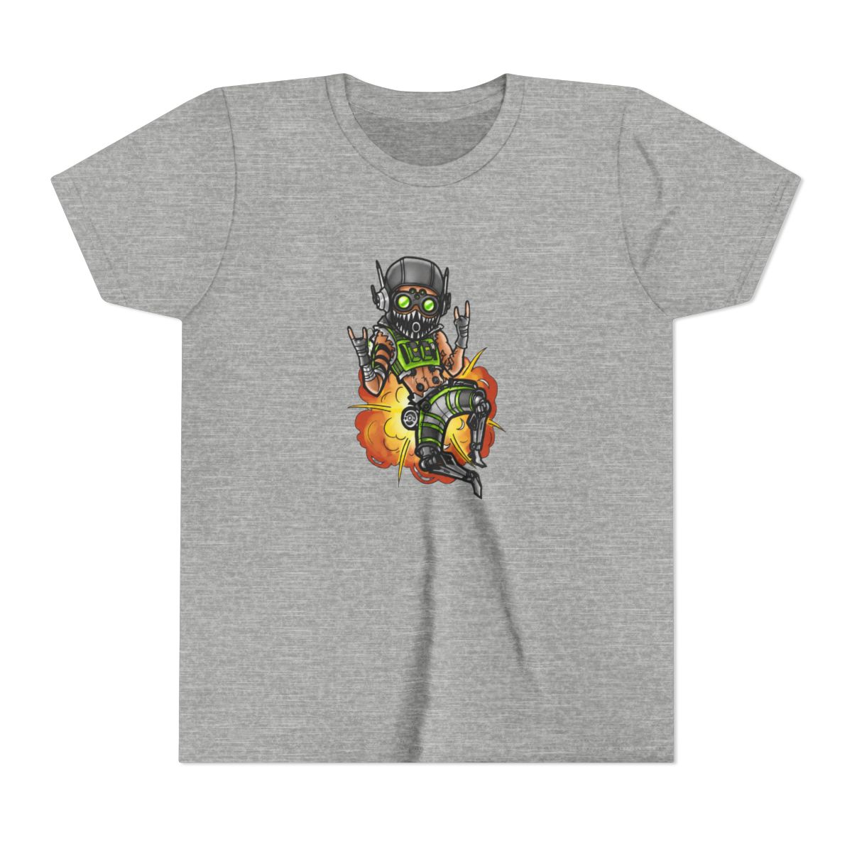 Octane Apex Legends Neon Portrait Kids T Shirt - Apex Fan Gamer Gift
